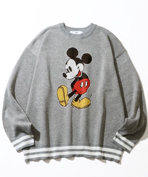 Disney(ディズニー)の「【Disney/ディズニー】アートワークデザイン ジャガードニット セーター(ニット/セーター・レディース・ベージュ/杢グレー/ダークブルー/スミクロ・M/L)」の17枚目の写真