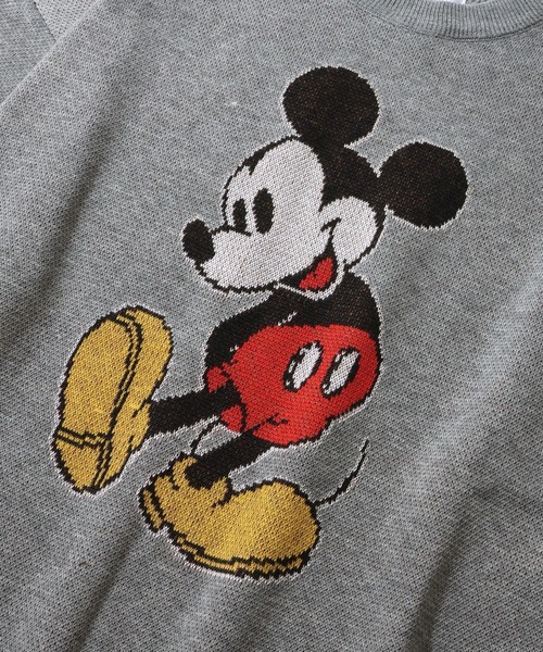 Disney(ディズニー)の「【Disney/ディズニー】アートワークデザイン ジャガードニット セーター(ニット/セーター・レディース・ベージュ/杢グレー/ダークブルー/スミクロ・M/L)」の13枚目の写真