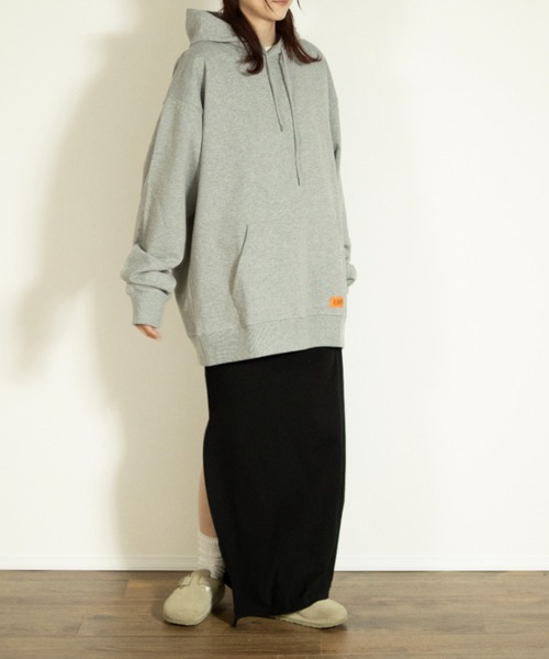 UNIVERSAL OVERALL(ユニバーサルオーバーオール)の「SWEAT HOODIE / スウェットフーディー / パーカー(パーカー・メンズ・ネイビー/ヘザーグレー/ブラック・XL/L/M)」の2枚目の写真