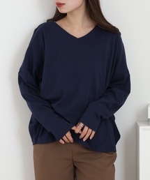 ドルマンスリーブVネックTシャツ