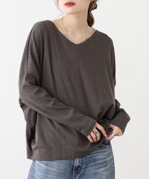 ドルマンスリーブVネックTシャツ