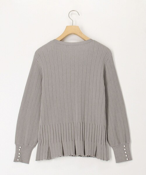 MICO COULIER(ミコクリエ)の「ティアードリブニットプルオーバー(ニット/セーター・レディース・ブラウン/レッド/グレー・38)」の18枚目の写真