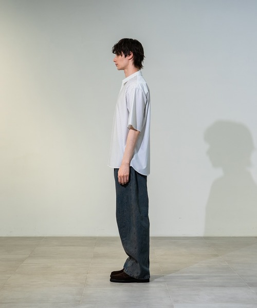 CITY TOKYO(シティトウキョウ)の「【CITY TOKYO/シティートーキョー】フェードバレルデニムパンツ(デニムパンツ・メンズ・ライトブルー/グレー・2/3)」の10枚目の写真