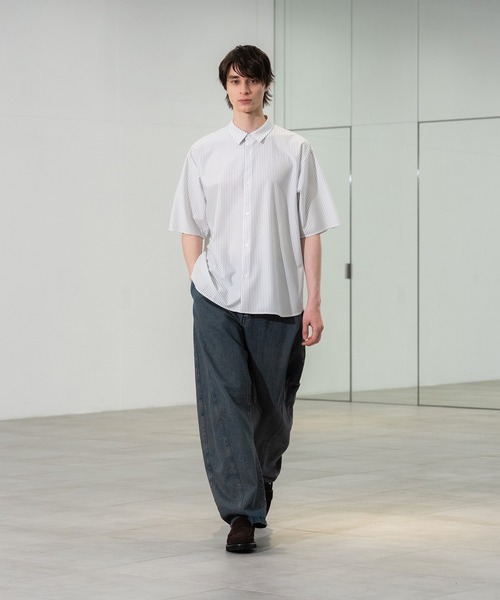 CITY TOKYO(シティトウキョウ)の「【CITY TOKYO/シティートーキョー】フェードバレルデニムパンツ(デニムパンツ・メンズ・ライトブルー/グレー・2/3)」の13枚目の写真