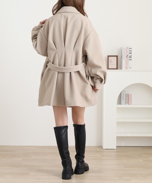 あーたん様　お取り置き　BEEDEN ピーコート 追加＞【WEB限定】MANTECOウールPコート（ピーコート）｜SALON adam et