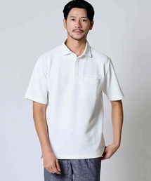 TETE HOMME（テットオム）の「ハニカム比翼ポロ（ポロシャツ）」