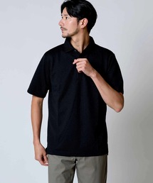 TETE HOMME（テットオム）の「ハニカム比翼ポロ（ポロシャツ）」