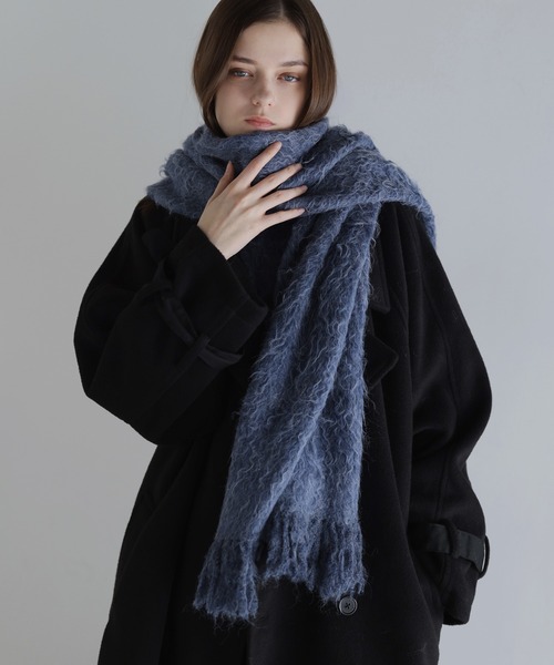 セール】ボリュームフェザーフリンジマフラー（マフラー）｜SOCCE