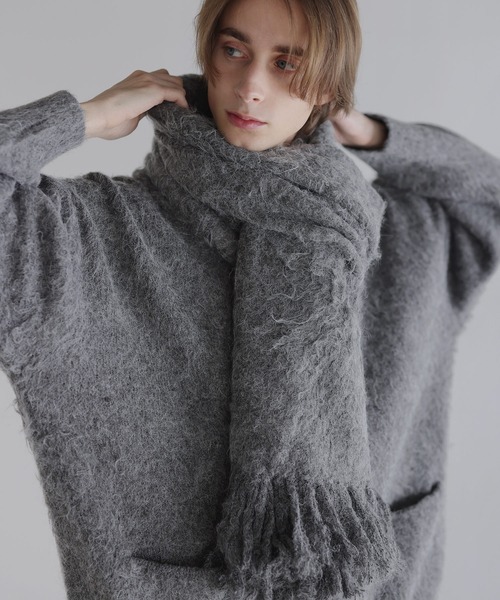 セール】ボリュームフェザーフリンジマフラー（マフラー）｜SOCCE