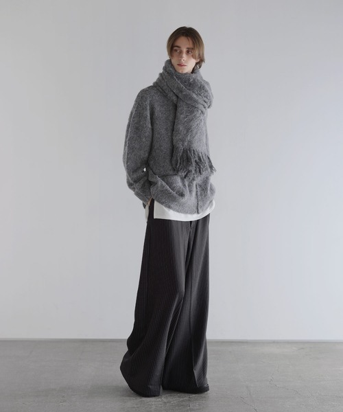 セール】ボリュームフェザーフリンジマフラー（マフラー）｜SOCCE