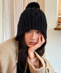 leune（ルネ）の「ニットキャップ/ニット帽（ニットキャップ/ビーニー）」