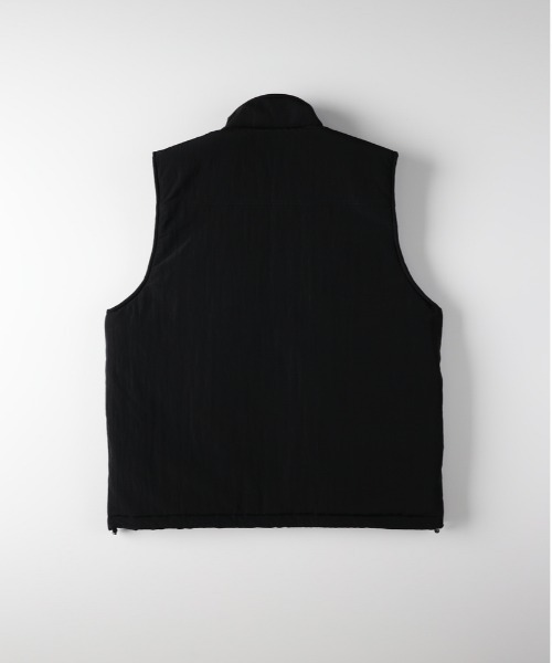 CAMP7（キャンプセブン）の「【CAMP7】ワッシャーナイロン中綿スタンドネックベスト(トレンド/カジュアル)（その他アウター・メンズ・グレー/ブラック・M/L/XL）」の3枚目の写真