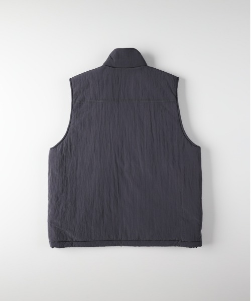 CAMP7（キャンプセブン）の「【CAMP7】ワッシャーナイロン中綿スタンドネックベスト(トレンド/カジュアル)（その他アウター・メンズ・グレー/ブラック・M/L/XL）」の12枚目の写真