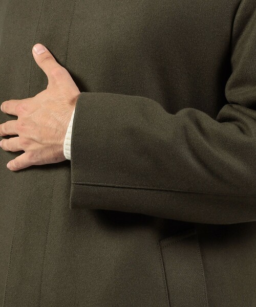 別注】MACKINTOSH DUNKELD ウールステンカラーコート（ステンカラー