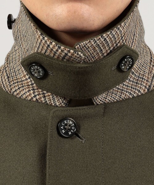 別注】MACKINTOSH DUNKELD ウールステンカラーコート（ステンカラー