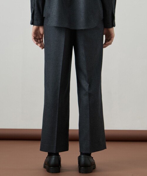 UNITED TOKYO（ユナイテッドトウキョウ）の「ウールフラノ  2タックストレートパンツ（その他パンツ・メンズ・ブラウン/ダークグレー/チェック・1/2）」の12枚目の写真