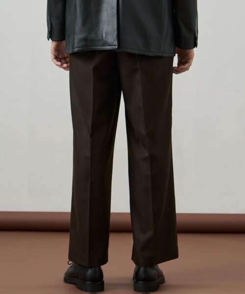 UNITED TOKYO（ユナイテッドトウキョウ）の「ウールフラノ  2タックストレートパンツ（その他パンツ・メンズ・ブラウン/ダークグレー/チェック・1/2）」の15枚目の写真