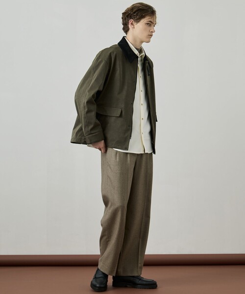 UNITED TOKYO（ユナイテッドトウキョウ）の「ウールフラノ  2タックストレートパンツ（その他パンツ・メンズ・ブラウン/ダークグレー/チェック・1/2）」の7枚目の写真