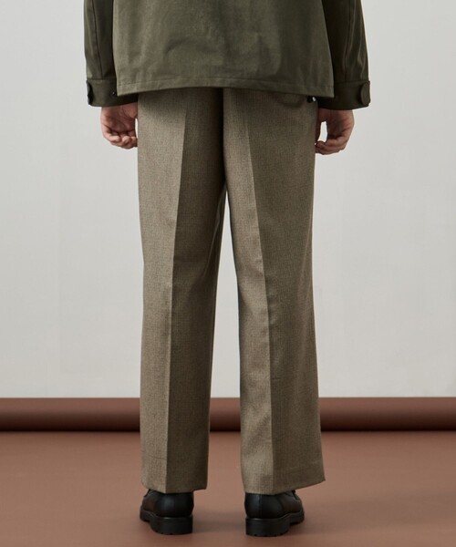 UNITED TOKYO（ユナイテッドトウキョウ）の「ウールフラノ  2タックストレートパンツ（その他パンツ・メンズ・ブラウン/ダークグレー/チェック・1/2）」の18枚目の写真