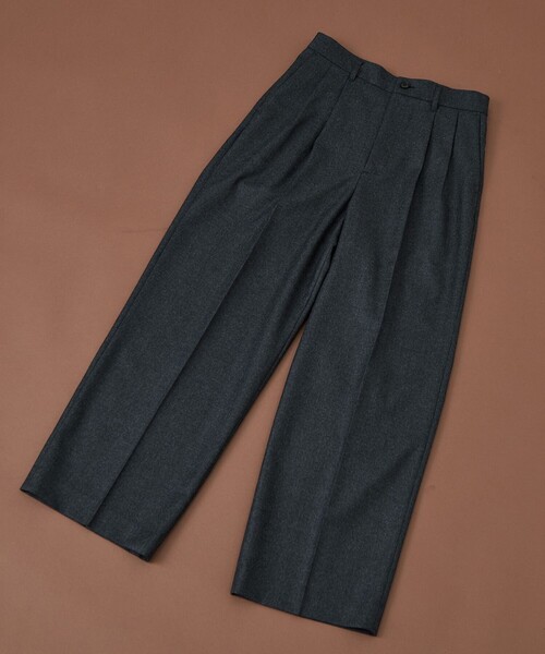 UNITED TOKYO（ユナイテッドトウキョウ）の「ウールフラノ  2タックストレートパンツ（その他パンツ・メンズ・ブラウン/ダークグレー/チェック・1/2）」の19枚目の写真