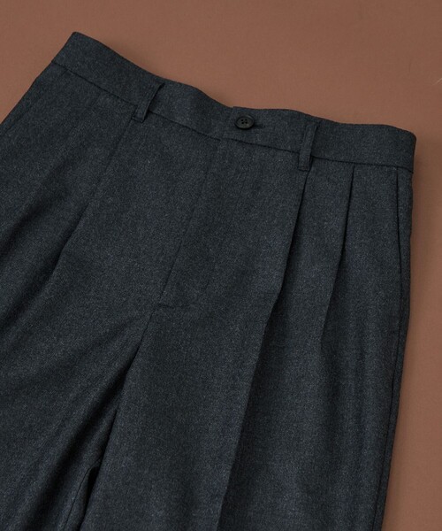 UNITED TOKYO（ユナイテッドトウキョウ）の「ウールフラノ  2タックストレートパンツ（その他パンツ・メンズ・ブラウン/ダークグレー/チェック・1/2）」の20枚目の写真