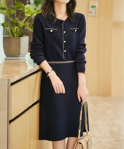 セール】ニットワンピース（ワンピース）｜MAISON DE THERESE（メゾン