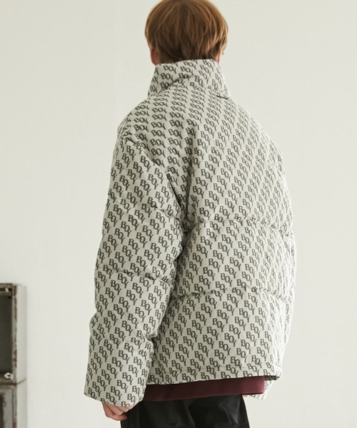 BOY LONDON(ボーイロンドン)の「【BOY LONDON】BOY MONOGRAM JACQUARD DOWN JACKET GREY(ダウンジャケット/コート・メンズ・グレー・X-LARGE/LARGE/MEDIUM)」の3枚目の写真