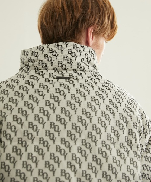 BOY LONDON(ボーイロンドン)の「【BOY LONDON】BOY MONOGRAM JACQUARD DOWN JACKET GREY(ダウンジャケット/コート・メンズ・グレー・X-LARGE/LARGE/MEDIUM)」の6枚目の写真