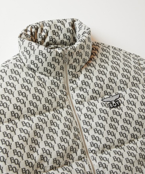 BOY LONDON(ボーイロンドン)の「【BOY LONDON】BOY MONOGRAM JACQUARD DOWN JACKET GREY(ダウンジャケット/コート・メンズ・グレー・X-LARGE/LARGE/MEDIUM)」の8枚目の写真