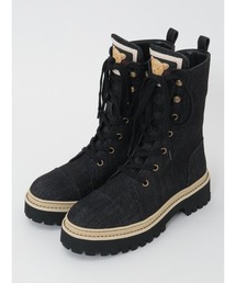 ピンクハウス　ラバーネーム使いブーツ 新品未使用 PINK HOUSE（ピンクハウス） ブーツ レースアップブーツ レディース