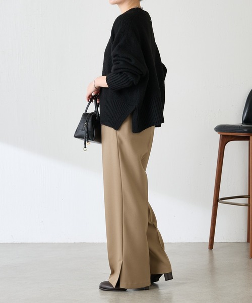 コラージュガリャルダガランテ　セットアップ　パンツスーツ　金ボタン　ウールライク COLLAGE GALLARDAGALANTE（コラージュガリャルダガランテ）の「ウール