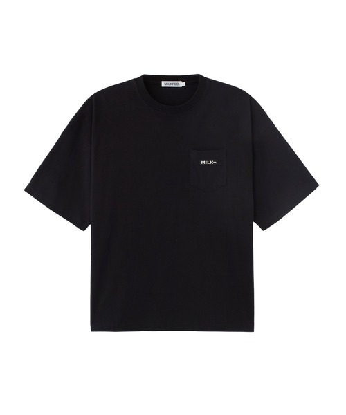 MILKFED.(ミルクフェド)の「BAR LOGO POCKET TEE(Tシャツ/カットソー・レディース・ライトピンク/ブラック/オートミール・L/M)」の15枚目の写真