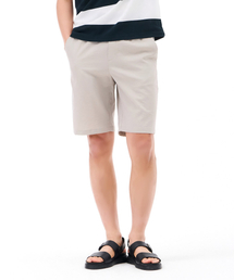 男性クールタッチリラックスバンディングショートパンツ-ベージュ