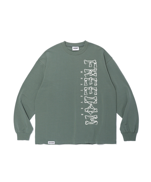FREEDOM（フリーダム）の「クラックボンロゴロングスリーブ（カーキ）（Tシャツ/カットソー・メンズ・その他・XX-LARGE/XXX-LARGE/XXXX-LARGE/LARGE/X-LARGE）」の3枚目の写真