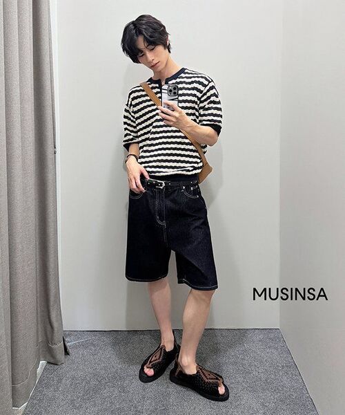 IUGAMAKARAS(イウガマカラス)の「Studded Bumpy Buckle Belt (20mm)(ベルト・レディース・その他・FREE)」の12枚目の写真