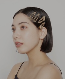 AKEL（アケル）の「【AKEL】アケル/ ドロップメタルピン（4本セット）（ヘアピン）」
