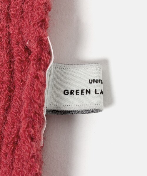 green label relaxing(グリーンレーベルリラクシング)の「【WEB限定】リブ ロング マフラー(マフラー・レディース・オフホワイト/ライトグレー/レッド・FREE)」の10枚目の写真