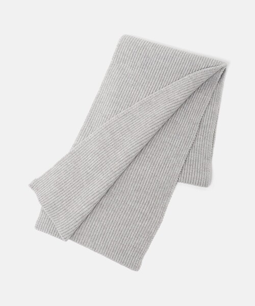 green label relaxing(グリーンレーベルリラクシング)の「【WEB限定】リブ ロング マフラー(マフラー・レディース・オフホワイト/ライトグレー/レッド・FREE)」の15枚目の写真