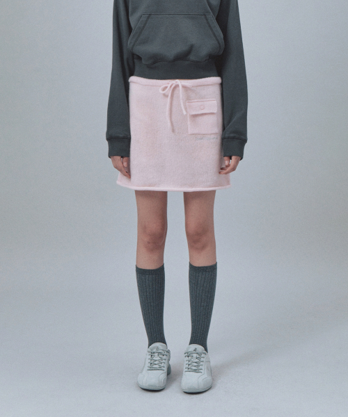 Rest&Recreation(レストアンドレクリエーション)の「POCKET KNIT SKIRT - PINK(スカート・レディース・その他・ONE)」の4枚目の写真