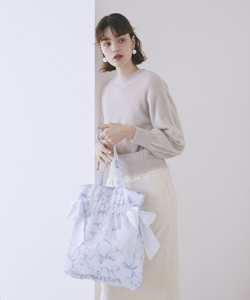 リボン柄ダブルリボントートバッグ（トートバッグ）｜Maison de FLEUR