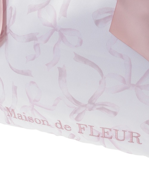 Maison de FLEUR(メゾンドフルール)の「リボン柄ダブルリボントートバッグ(トートバッグ・レディース・ブルー/ピンク・FREE)」の11枚目の写真