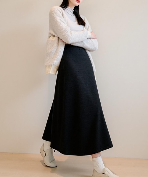 cammie(キャミー)の「Aラインフレアスカート(スカート・レディース・ダークグレー/ブラック・L/M)」の8枚目の写真
