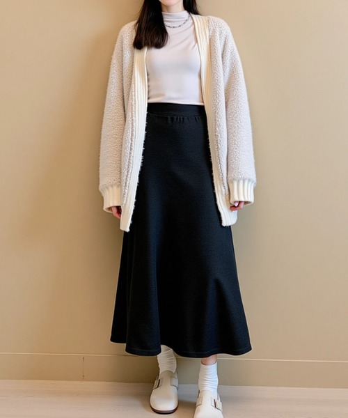 cammie(キャミー)の「Aラインフレアスカート(スカート・レディース・ダークグレー/ブラック・L/M)」の9枚目の写真