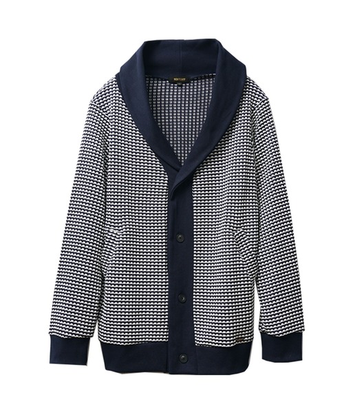 SOMEDIFF】ワッフルショールカラーカーディガンセットアップ メンズ