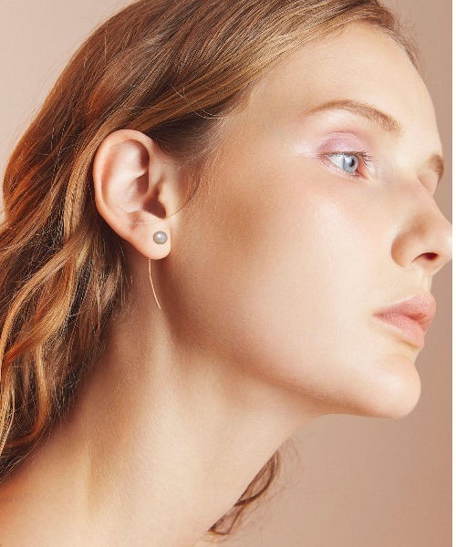 【les bonbon】pearl hook pierce/パールフックピアス