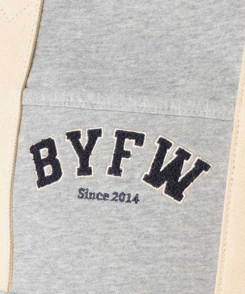 BAYFLOW（ベイフロー）の「[A4サイズ収納可能]スウェットロゴトートM（トートバッグ・レディース・グレー・FREE）」の17枚目の写真