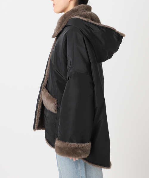 collection PRIVEE?(コレクションプリヴェ)の「【COLLECTION PRIVEE?】 WOMAN ECO-FUR JACKET:ジャケット(その他アウター・レディース・ブラック系その他・44/42)」の13枚目の写真