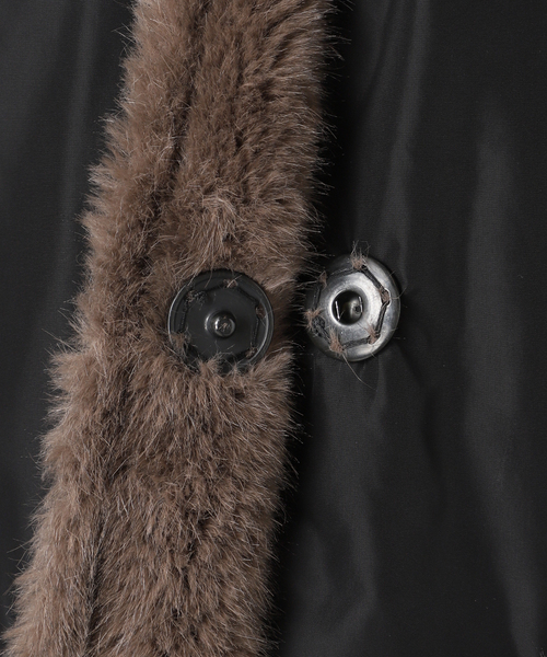 collection PRIVEE?(コレクションプリヴェ)の「【COLLECTION PRIVEE?】 WOMAN ECO-FUR JACKET:ジャケット(その他アウター・レディース・ブラック系その他・44/42)」の20枚目の写真
