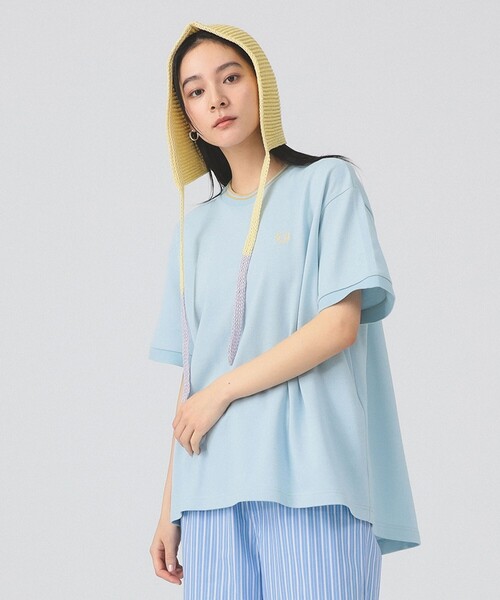 RACAL(ラカル)の「【別注】RACAL / ニット フーディ(ニットキャップ/ビーニー・レディース・ネイビー/イエロー/ホワイト・ONE SIZE)」の3枚目の写真