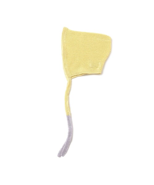 RACAL(ラカル)の「【別注】RACAL / ニット フーディ(ニットキャップ/ビーニー・レディース・ネイビー/イエロー/ホワイト・ONE SIZE)」の13枚目の写真